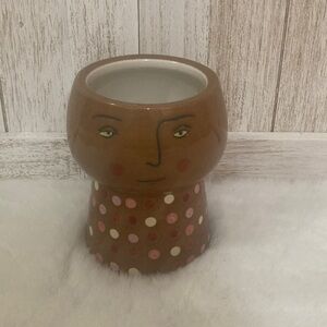 Opalhouse Face Planter Brown and Pink Polka Dot